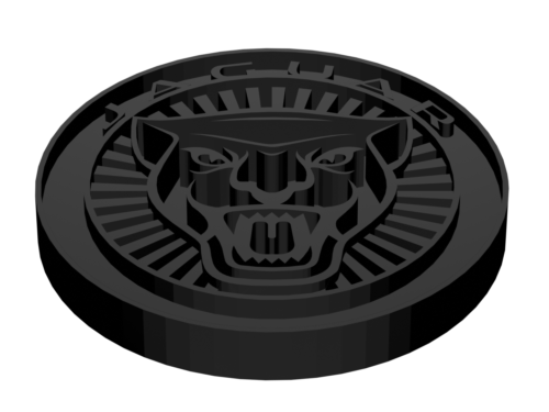 Jaguar logo black decoration